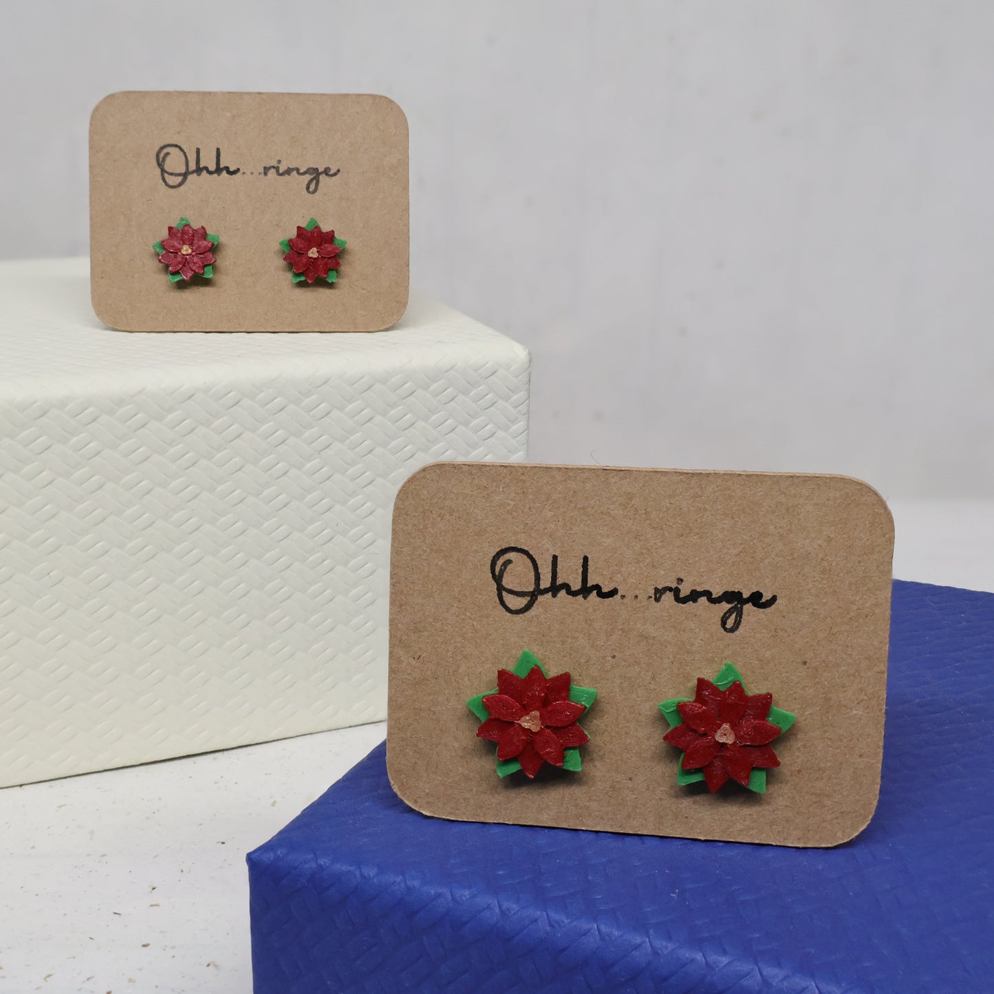 Pendientes Flor de Pascua