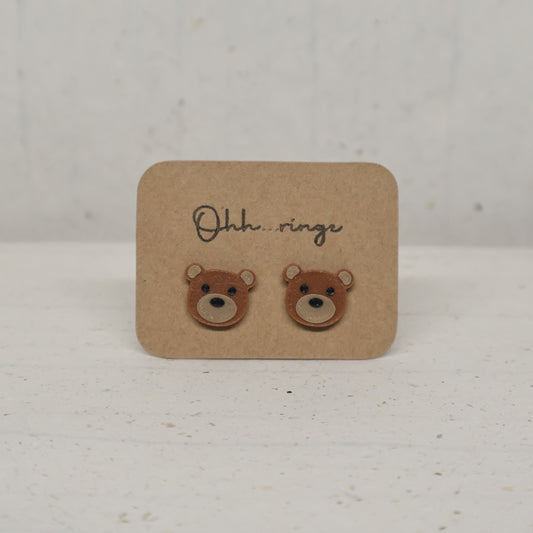 Pendientes Osito Pardo